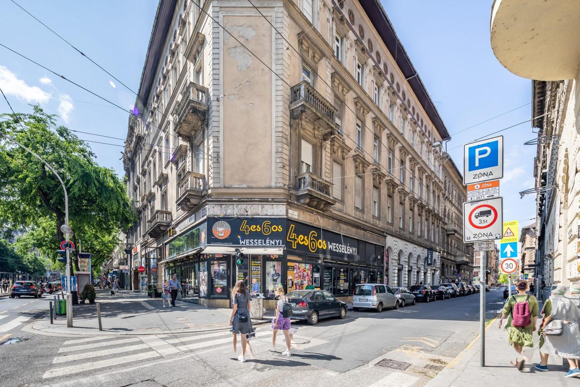 Very Central - Free Parking - Balcony Budapest Exterior foto
